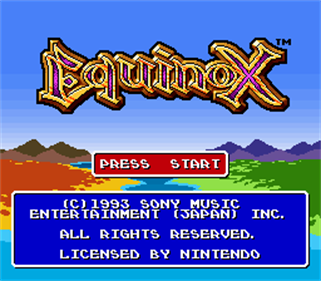 Equinox - Screenshot - Game Title Image