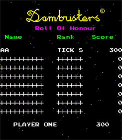 Dambusters - Screenshot - High Scores Image