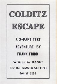 Colditz Escape - Box - Front Image