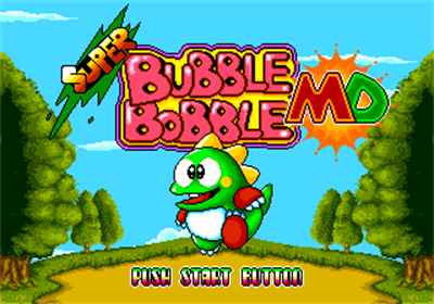 Super Bubble Bobble MD - Screenshot - Game Title Image