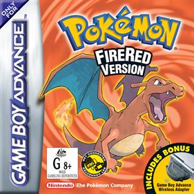 Pokémon FireRed Version - Box - Front Image