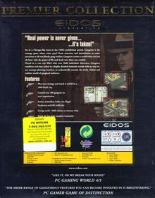 Gangsters: Organized Crime - Box - Back Image