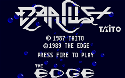 Darius+ - Screenshot - Game Title Image
