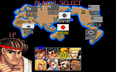 Street Fighter II - Screenshot - Game Select Image