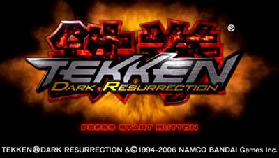 Tekken: Dark Resurrection - Screenshot - Game Title Image