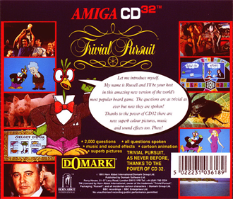 Trivial Pursuit: The CD32 Edition - Box - Back