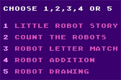 Ten Little Robots - Screenshot - Game Select Image
