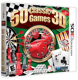 50 Classic Games 3D - Box - 3D Image