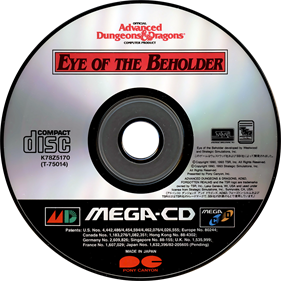 Advanced Dungeons & Dragons: Eye of the Beholder - Disc Image