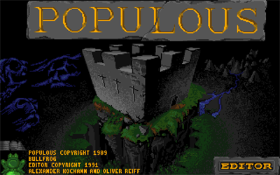 Populous: World Editor  - Screenshot - Game Title Image