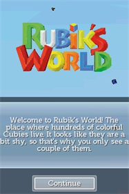 Rubik's World - Screenshot - Game Title Image