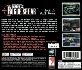 Tom Clancy's Rainbow Six: Rogue Spear - Box - Back Image