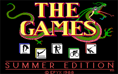 The Games: Summer Edition - Screenshot - Game Title Image