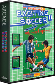 Exciting Soccer II - Box - 3D Image