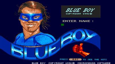 Blue Boy - Screenshot - Game Title Image