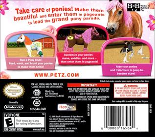 Petz Pony Beauty Pageant - Box - Back Image