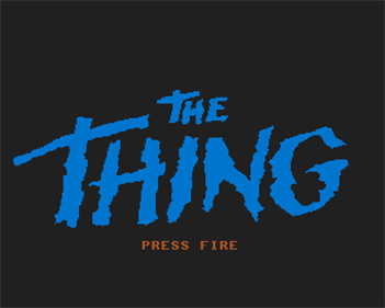 The Thing - Screenshot - Game Title Image