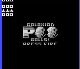 Galaxian: Return of Compressed Poo-Balls - Screenshot - Game Title Image