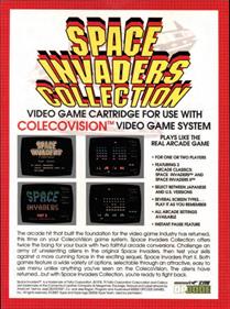 Space Invaders Collection - Box - Back Image