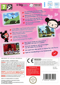 Pucca's Race for Kisses - Box - Back Image
