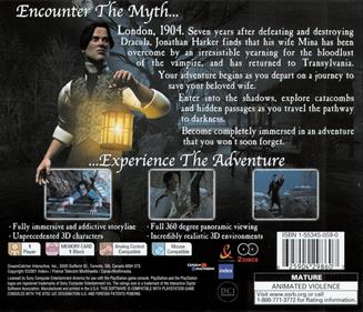 Dracula: The Resurrection - Box - Back Image