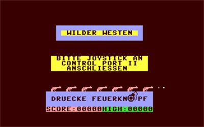 Wilder Westen - Screenshot - Game Title Image