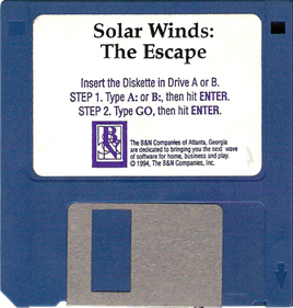 Solar Winds: The Escape - Disc Image