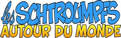 The Smurfs Travel the World - Clear Logo Image