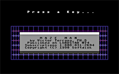 Maze Man - Screenshot - Game Title Image