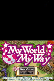 My World, My Way - Screenshot - Game Title Image