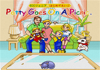 ECC Junior no Hajimete Eigo Vol. 2 Patty-chan no Picnic - Screenshot - Game Title Image