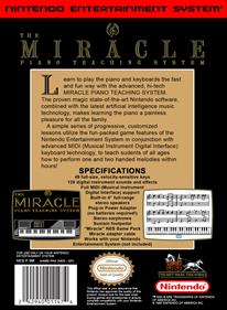 The Miracle Piano Teaching System - Fanart - Box - Back Image