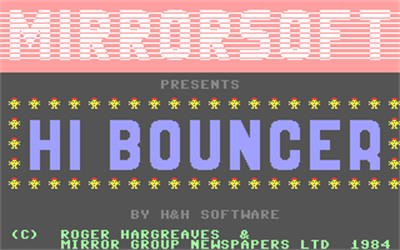 Hi Bouncer! - Screenshot - Game Title Image