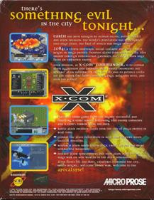 X-COM: Apocalypse - Box - Back Image