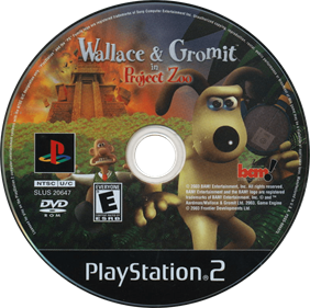 Wallace & Gromit in Project Zoo - Disc Image