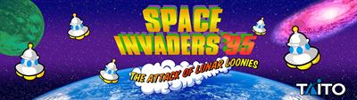 Space Invaders '95: The Attack of Lunar Loonies - Arcade - Marquee Image