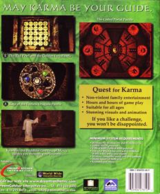 Karma: Curse of the 12 Caves - Box - Back Image