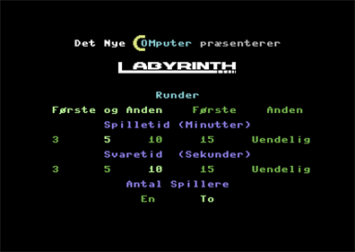 Labyrinth (Interactivision) - Screenshot - Game Title Image