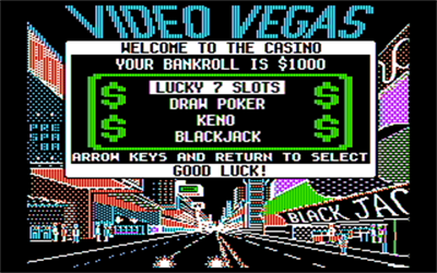 Video Vegas - Screenshot - Game Select Image