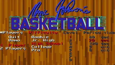 Magic Johnson's Basketball - Screenshot - Game Select Image