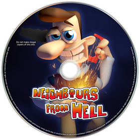 Neighbours from Hell - Fanart - Disc Image