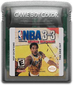 NBA 3 on 3 Featuring Kobe Bryant - Fanart - Disc Image