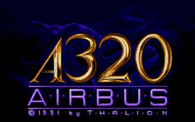 A320 Airbus: Edition USA - Screenshot - Game Title Image