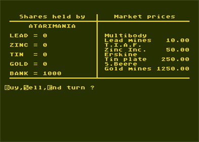 Stockmarket - Screenshot - Gameplay Image