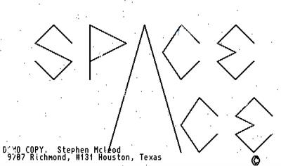 Space Ace (Stephen McLeod) - Screenshot - Game Title Image