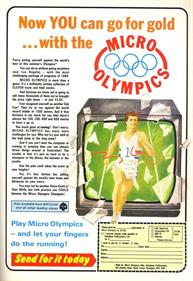 Micro Olympics - Advertisement Flyer - Front Image