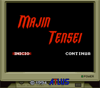 Majin Tensei - Screenshot - Game Title Image
