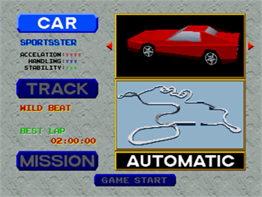 Race Drivin' a Go! Go! - Screenshot - Game Select Image