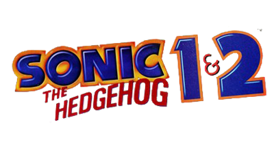 Sonic the Hedgehog 1 & 2 - Clear Logo Image