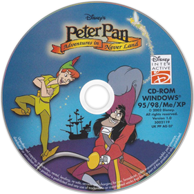 Disney's Peter Pan: Adventures in Never Land - Disc Image